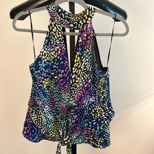 Ava & Aiden Colorful Animal Print Unique Top